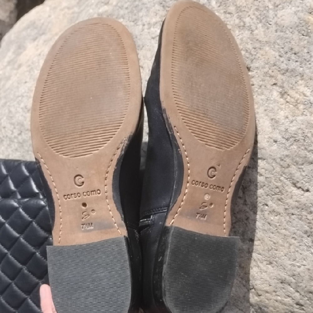 Corso Como Quilted Over the Knee Boots - Dark Blue - Picture 2 of 6